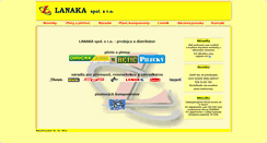 Desktop Screenshot of lanaka.sk